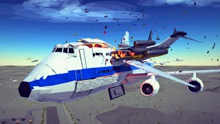 Airplane Midair Collisions and Emergency Landings 5  Besiege [upl. by Bittencourt570]