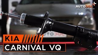 Wie KIA CARNIVAL VQ Stoßdämpfer vorne wechseln TUTORIAL  AUTODOC [upl. by Modestia834]