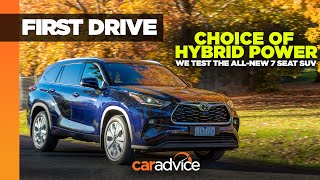 2021 Toyota Kluger First Drive Review  CarAdvice  Drive [upl. by Fi73]