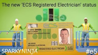 The new ECS Registered Electrician status  e5 [upl. by Htelimay136]