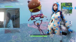 Fortnite unlocking stage 2 Onesie winter skin [upl. by Gerc]