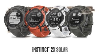 Garmin  Instinct® 2X Solar Smartwatch [upl. by Liartnod690]