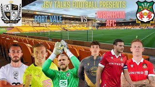 DOUBLE WATCHALONG PORT VALE VS WREXHAM EFL TROPHY GROUP STAGE PLUS READING VS NEWPORT COUNTY [upl. by Sheaff]