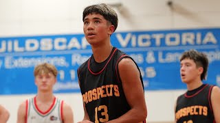 Marley Sam Aussie Prospects u18s 2024 Eltham Dandenong Junior Basketball Tournament Highlights [upl. by Yur]