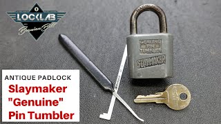 1632 Antique Slaymaker Padlock [upl. by Sholley]