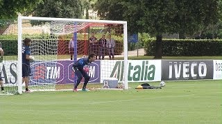 Lallenamento di Buffon e degli altri portieri azzurri [upl. by Fidela]