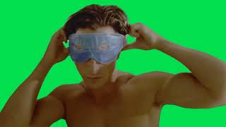 Green Screen Patrick Bateman Morning Routine Scene  American Psycho [upl. by Attolrahc]