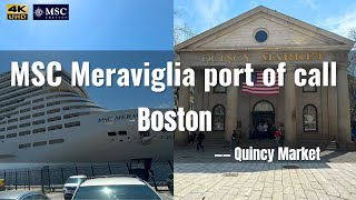 Discover the BOSTON Cruise Port 🚢🌟 boston cruiseport mscmeraviglia [upl. by Eilagam]