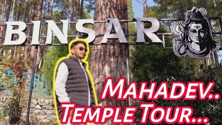 Binsar Mahadeve Temple Tour  Pawan uk wala vlogs  uttarakhand [upl. by Akeryt162]