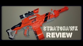 Honest Review Nerf Accustrike Stratohawk Rapidstrike Reskin [upl. by Venator]