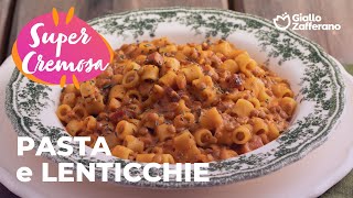 PASTA e LENTICCHIECREMOSA e SAPORITA😍🥄 [upl. by Ansilma]