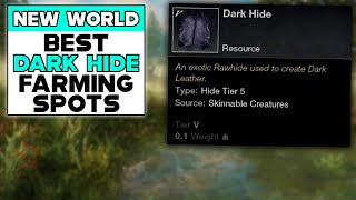 NEW WORLD BEST DARK HIDE FARMING SPOTS [upl. by Boothman]