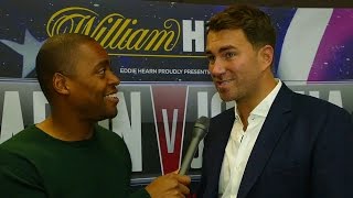 Eddie Hearn Kell Brook Would ABSOLUTELY DESTROY Adrien Broner amp Danny Garcia GGG Real Possibility [upl. by Thorman]