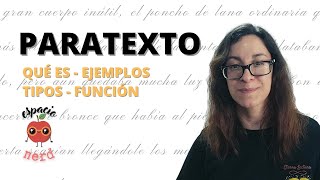 📕 Paratexto qué es ejemplos tipos y función  Todo lo que tenés que saber  Eterna Lectura 📚 [upl. by Dinse]