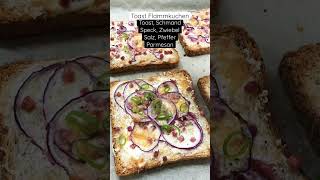 Flammkuchen aus Toast flammkuchen Rezept flammkuchen schnell selber machen Party snack [upl. by Eiramanitsirhc445]