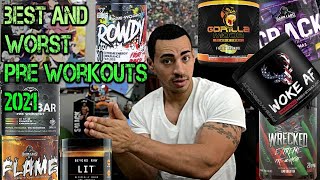 BEST and WORST Pre Workouts 2021 [upl. by Ervine173]