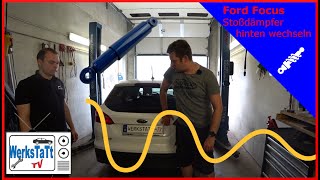 ►Ford Focus MK3◄ Stoßdämpfer hinten wechseln Replace rear Shoch Absorbers ◢WERKSTATTTV◣ [upl. by Anivel]