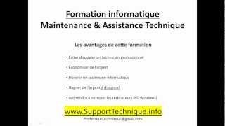 Cours de Maintenance 1 Introduction  Soutien et support technique assistance technique info [upl. by Doug353]