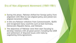 Foreign Policy of Pakistan Part 3 [upl. by Ynos]