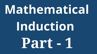 Principle of Mathematical Induction  Basic Mathematics  BCS  012  IGNOU BCA 1st Semester [upl. by Marela]