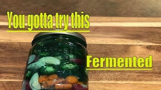 Fermented veggies full of gut healing probiotics [upl. by Aerdnwahs]