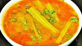 शेवग्याच्या शेंगांची आमटी  Shevagyachi Shenganchi Amti  Drumsticks Dal  madhurasrecipe [upl. by Aisatsanna]