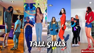 Tallest Girls On TikTok  TikTok Compilation 2021 [upl. by Ridgley513]