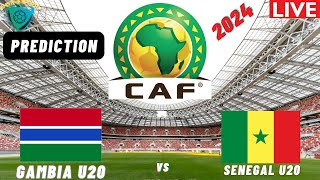 Gambia vs Senegal CAF U20 Africa Nations Cup 2025 Qualifier Match Preview Prediction [upl. by Gweneth567]