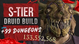 Diablo 4  NEW STIER Druid Build  Bulwark 99 Dungeons [upl. by Nedyah]