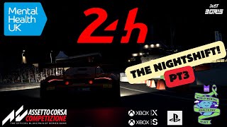 🛑Assetto Corsa Competizione  24h Stream For Mental Health UK  PT3  Xbox SX PS5🛑 [upl. by Eiramnerual]