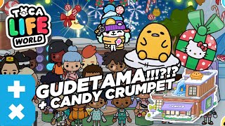 Gudetama in Toca Life Candy Crumpet Secrets 12 Free Gifts at Pom Pom Emporium [upl. by Lonnard]