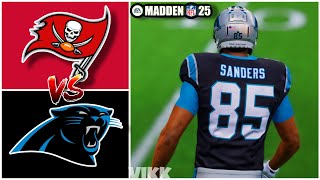 Buccaneers vs Panthers Week 13 Simulation Madden 25 Rosters [upl. by Ronnoc]