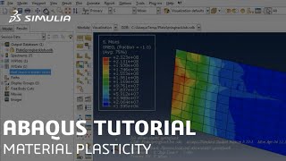 SIMULIA Howto Tutorial for Abaqus  Material Plasticity and Restart Analysis [upl. by Enivid]