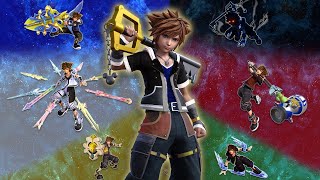 The Complete Kingdom Hearts 3 Formchange Breakdown Collection [upl. by Brunhild544]