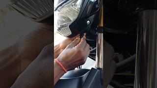 Led parking light✨️ installing ✨️ ncrmotorcycles rnautomotive [upl. by Alletsirhc]