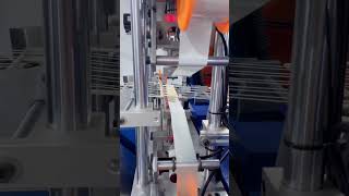 Full automatic hang tag making machine with hot foil and auto packingmachinefullautomatic garment [upl. by Bever]