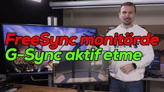 AMD FreeSync monitörde Nvidia GSync nasıl açılır [upl. by Alvie]