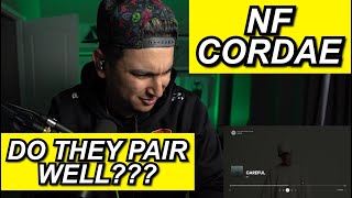 THE LONE RAP FEATURE NF ft CORDAE CAREFUL FIRST REACTION [upl. by Lerret]