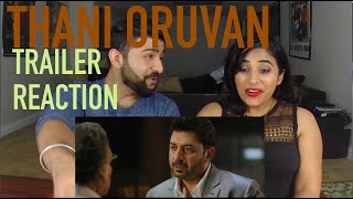 Thani Oruvan Trailer Reaction  Arvind Swamy Jayam Ravi [upl. by Leisam]