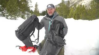 Patagonia Descentionist 40L Pack  Vs Patagonia Snow Drifter 30L Pack [upl. by Aipmylo338]