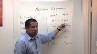 Adjetivos en Inglés y sus opuestos  Opposite Adjectives in English [upl. by Clarance]