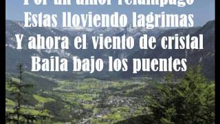 Miguel Bose Por un Amor Relampago con letra [upl. by Chaddie]