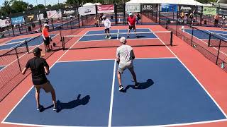 Bronze Medal Match MENS AGE 7074 Pickleball  US OPEN 2024 [upl. by Acinaj568]