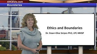 Ethics And Boundary Issues in CounselingCEUs for LPC LMHC LCSW [upl. by Dickson198]