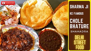 afeem wale chole bhature Shahadra  Delhi street food [upl. by Itsirc]