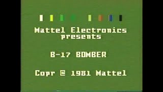 Review 1097  B17 Bomber Intellivision [upl. by Mojgan]