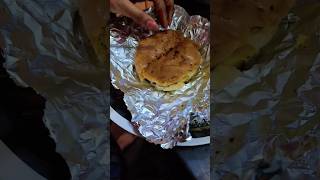 Garlic burger 🥖 Bread 🍞 A viral recipe 🥪thussothusaya garlicbread recipe cheeseburger cheesy [upl. by Alios]