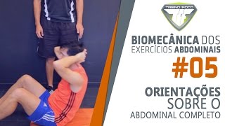 Não consegue fazer Abdominal Completo Assista  Biomecânica dos Exercícios Abdominais 5 [upl. by Tem]