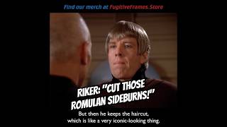 Riker quotCut those Romulan sideburnsquot [upl. by Eednac647]