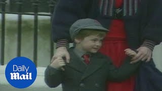 Sweet footage shows Prince Williams first day at school  Daily Mail [upl. by Aaren]